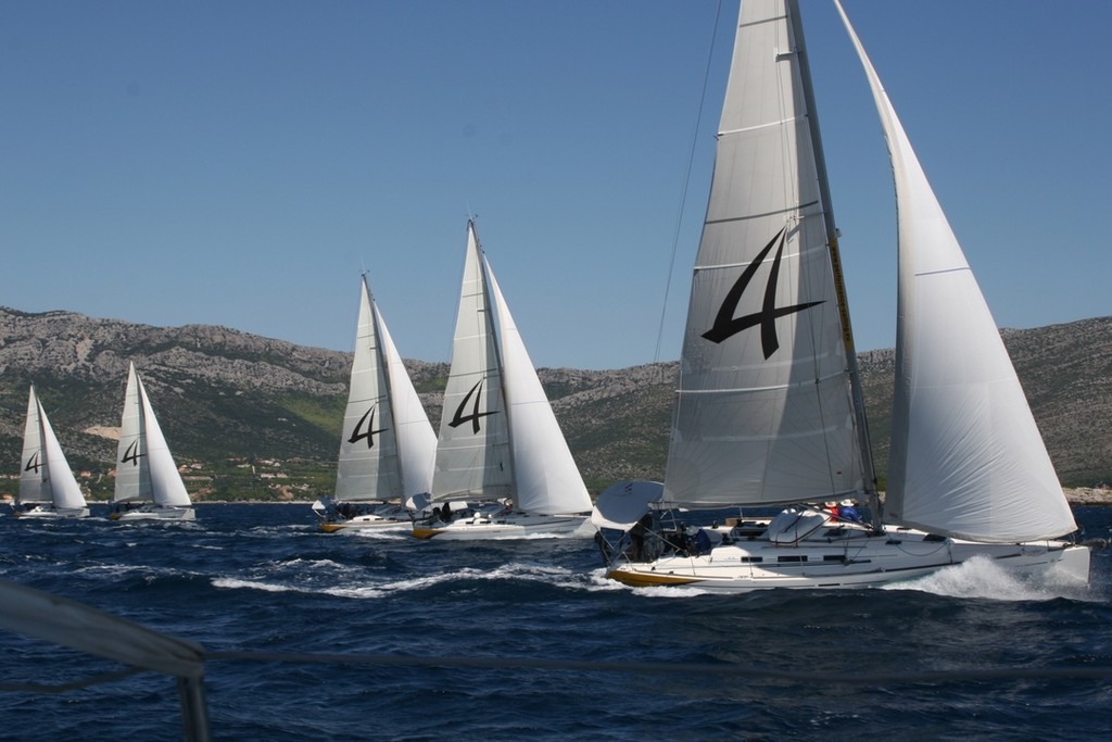 Race Start - Croatia Yacht Rally 2009 © Maggie Joyce - Mariner Boating Holidays http://www.marinerboating.com.au